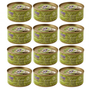 FISH4CATS Tuna fillet with green lipped mussel - nassfutter für Katzen - 12x70g