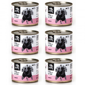 3COTY 04 Turkey - nassfutter für Katzen - 6x180g