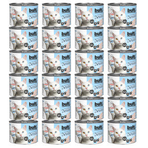 BULTI Rich in cod - nassfutter für Katzen - 24x200g