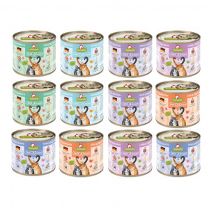 GRANATAPET DeliCATessen MIX-GESCHMÄCKER - Nassfutter für Katzen - 12x200g
