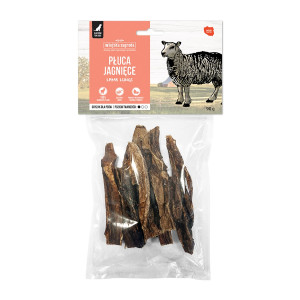 WIEJSKA ZAGRODA Lamb lungs - leckerli für hunde - 90g