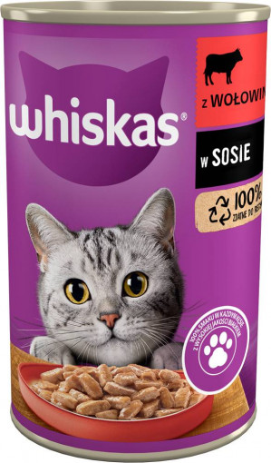 Whiskas Rindfleisch in Sauce 400 g