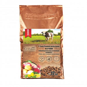 O'CANIS Premium Beef with millet, potatoes, and red beetroot - trockenfutter für Hunde - 12kg