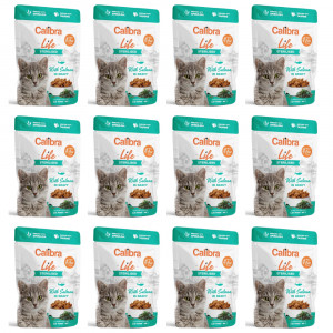CALIBRA Cat Life pouch Sterilised Salmon in gravy - Nassfutter für Katzen - 12x85g