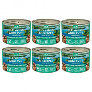 ARQUIVET Fresh Duck Mini Meatballs - Nassfutter für Hunde - 6x200g