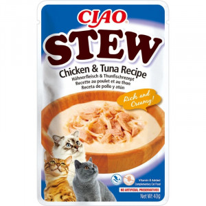 INABA Ciao Stew Chicken & Tuna - Katze behandeln - 40g