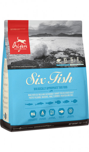 ORIJEN Six Fish - trockenfutter für Hunde - 2kg