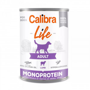 CALIBRA Life Adult Monoprotein Lamb - nassfutter für Hunde - 400g