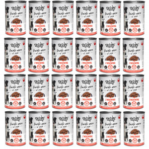 TUF TUF Meatballs mit Rindfleisch - Nassfutter für Hunde - 24x415g