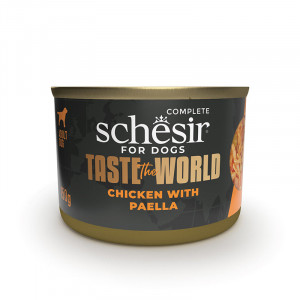 SCHESIR Taste the world Chicken paella - Nassfutter für Hunde - 150g