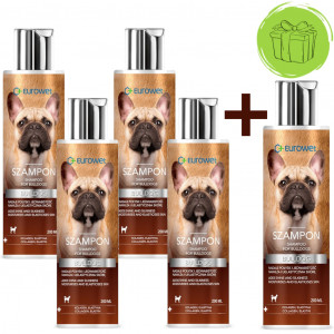 EUROWET Bulldog - Hundeshampoo - 200 ml - 4+1 GRATIS!
