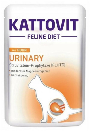 KATTOVIT Feline Diet Urinary Chicken - nassfutter für Katzen - 85g