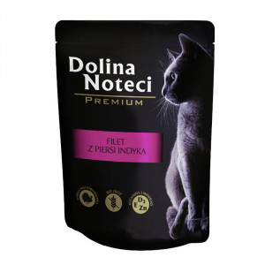  DOLINA NOTECI Premium Putenbrustfilet mit Bratensoße - Katzen Nassfutter - 85 g 