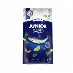 BALTICA Excellent Junior Salmon Large and X-large breeds - trockenfutter für Hunde - 3kg