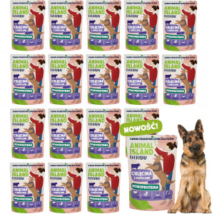 ANIMAL ISLAND Everyday Monoprotein Veal - Nassfutter für Hunde - 18x300g