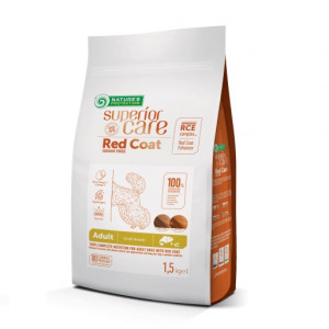 NATURE'S PROTECTION Superior Care Red Coat Adult Small breed Grain free Salmon - trockenfutter für Hunde - 1,5kg