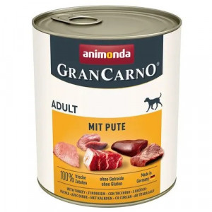 ANIMONDA GranCarno Adult with turkey - nassfutter für Hunde - 800g