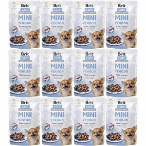 BRIT Care Mini Venison - mokra karma dla psa - 12x85g