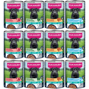 EUKANUBA Life Care MIX Sorten - Nassfutter für Hunde - 12x400g