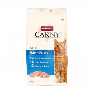 ANIMONDA Carny Adult Chicken with trout - trockenfutter für Katzen - 1,75kg