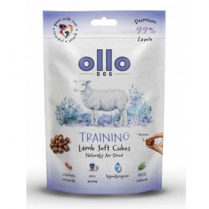 OLLO Air Dried Training Lamb Cubes - leckerli für hunde - 80g