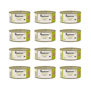 APPLAWS Tuna Fillet with Seaweed in Broth - nassfutter für Katzen - 12x70g
