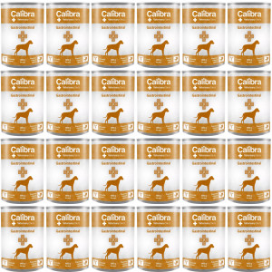 CALIBRA Veterinary Diets Gastrointestinal Pute - Nassfutter für Hunde - 24x400g