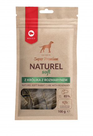 MACED Naturel Soft Kaninchen mit Rosmarin - Hundeleckerli - 100g