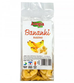 ALEGIA Dried bananas - leckerli für Nagetiere und Kaninchen - 60g