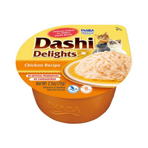 INABA Dashi Delights Chicken in broth - Katze behandeln - 70g