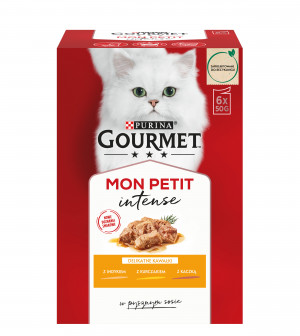 GOURMET Mon Petit Poultry Mix - Katzen Nassfutter - 6 x 50 g 