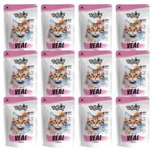 TUF TUF with veal - nassfutter für Katzen - 12x300g