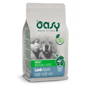 OASY One Animal Protein Adult Medium/Large Lamb - trockenfutter für Hunde - 10kg