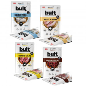 BULT MIX Geschmacksrichtungen – Nassfutter für Hunde – 8x500g