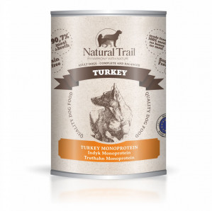 NATURAL TRAIL Mono Turkey - Nassfutter für Hunde - 800g