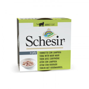 SCHESIR in jelly Tuna with mahi mahi - nassfutter für Katzen – 85 g