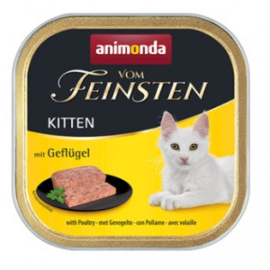 ANIMONDA Vom Feinsten Kitten Chicken - nassfutter für Katzen - 100g