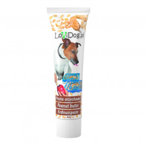 LOVIDOG Peanut paste - leckerli für hunde - 90g