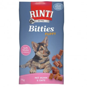 RINTI Bitties Puppy Chicken with duck - leckerli für hunde - 75g