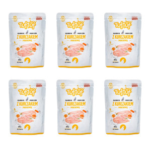 TUF TUF with chicken and carrot - Nassfutter für Hunde - 6x300g