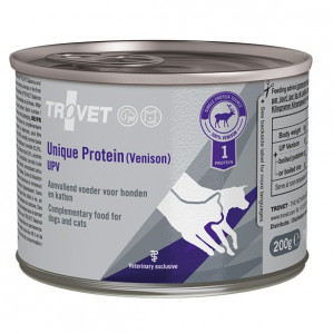 TROVET Unique Protein UPV Venison - nassfutter für hunde und katzen - 200g