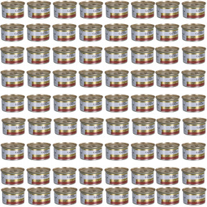 GOURMET GOLD Mousse mit Rindfleisch - Nassfutter für Katzen - 72x85g