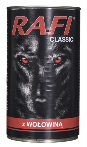 DOLINA NOTECI Rafi Classic mit Rindfleisch - Nassfutter für Hunde 1240 g