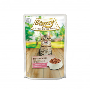 STUZZY Chunks with ham - nassfutter für Katzen - 85g