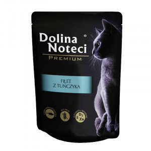 DOLINA NOTECI Premium Thunfischfilet in Sauce - Katzen Nassfutter - 85 g 
