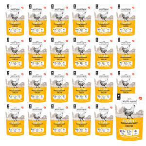 WIEJSKA ZAGRODA Hähnchen-Monoproteinfilets – Nassfutter für Katzen – 24x85g