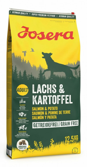 JOSERA Salmon with potatoes - Trockenfutter für Hunde - 12,5 kg