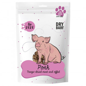 PEPE Lio Pork hearts - leckerli für hunde - 60g