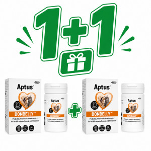 APTUS Bonbelly Verdauungsstörungen – Nahrungsergänzungsmittel für Hunde und Katzen – 30 Stk. + 30 Stk. GRATIS!
