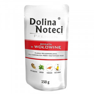 Dolina Noteci Premium reich an Rindfleisch - Nassfutter für Hunde - 150g